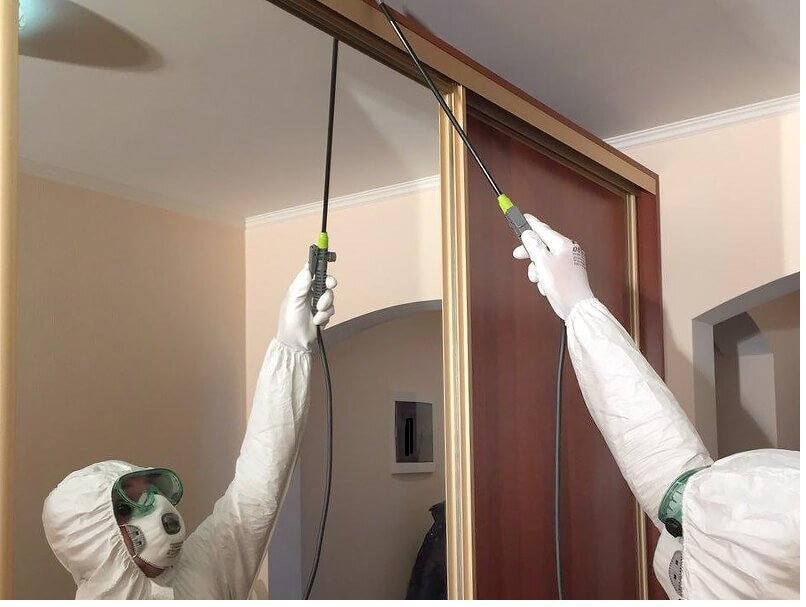 ФОТО Обработка от моли в рабочем поселке Московской области Северный